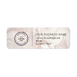 Etiqueta Elegant Custom Business Return Address Label
