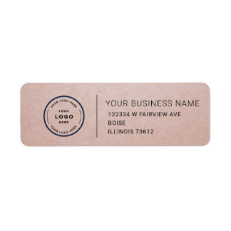 Etiqueta Elegant Custom Business Return Address Label