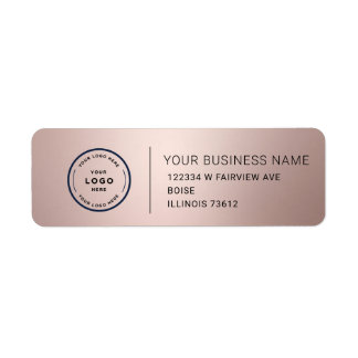Etiqueta Elegant Custom Business Return Address Label
