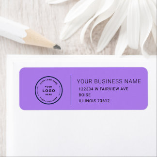 Etiqueta Elegant Custom Business Return Address Label