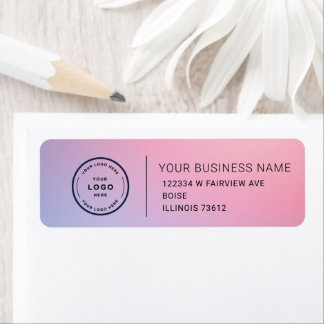 Etiqueta Elegant Custom Business Return Address Label