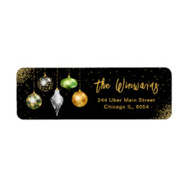 Etiqueta Elegant Safari Print Ornament Christmas