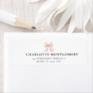 Etiqueta Elegant, tying the Pink Bow  bridal shower