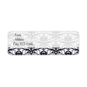 Etiqueta Elegante Damask