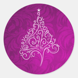 Etiqueta elegante do envelope do Natal