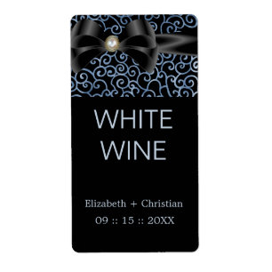 Etiqueta elegante do vinho dos sussurros