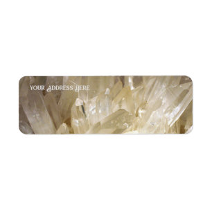 Etiqueta Elegante Energy Graphic Clear Quartz