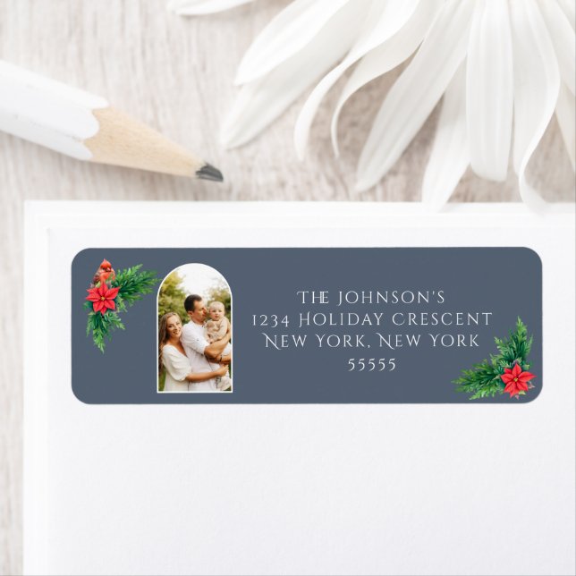 Etiqueta Elegante Foto Winter Greenery (Insitu)