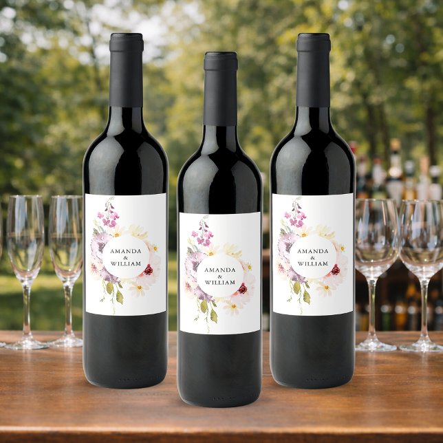 Etiqueta Elegante para Garrafa de Vinho (Criador carregado)