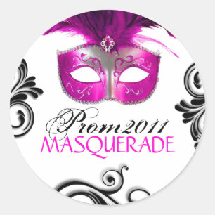 Etiqueta elegante pequeno- do mascarada