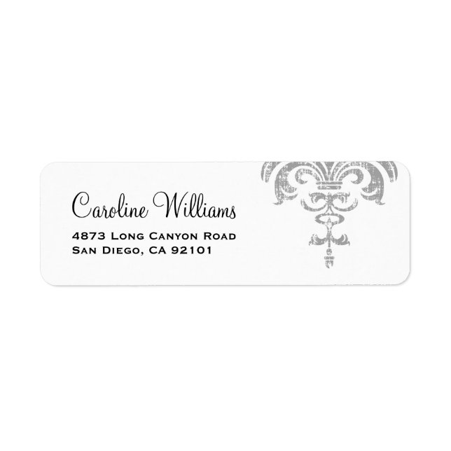 Etiqueta Elegante Simples (Frente)