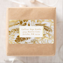 Etiqueta Elegante: Transporte Comercial Aura Gilded Gilded