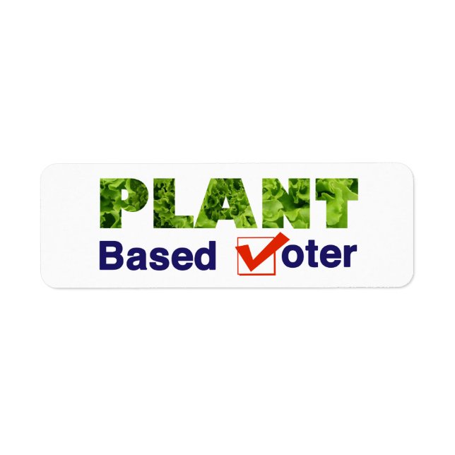 Etiqueta Eleitor Baseado em Planta (Frente)