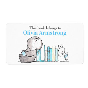 Etiqueta Elephant & Bunny Personalised Book Pertence A