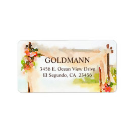 Etiqueta Em Chuppah Return Address