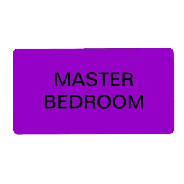 Etiqueta Embalagem e Movimentação de Quarto (Frente)