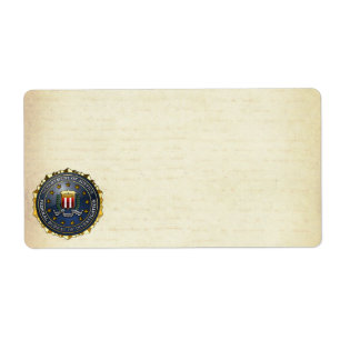 Etiqueta Emblema do FBI