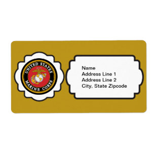 Etiqueta Emblema do USMC