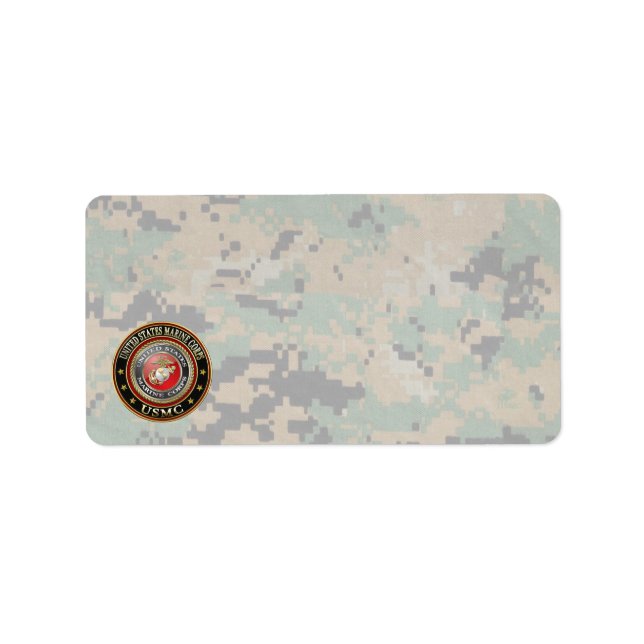 Etiqueta Emblema do USMC [Edição Especial] [3D] (Frente)