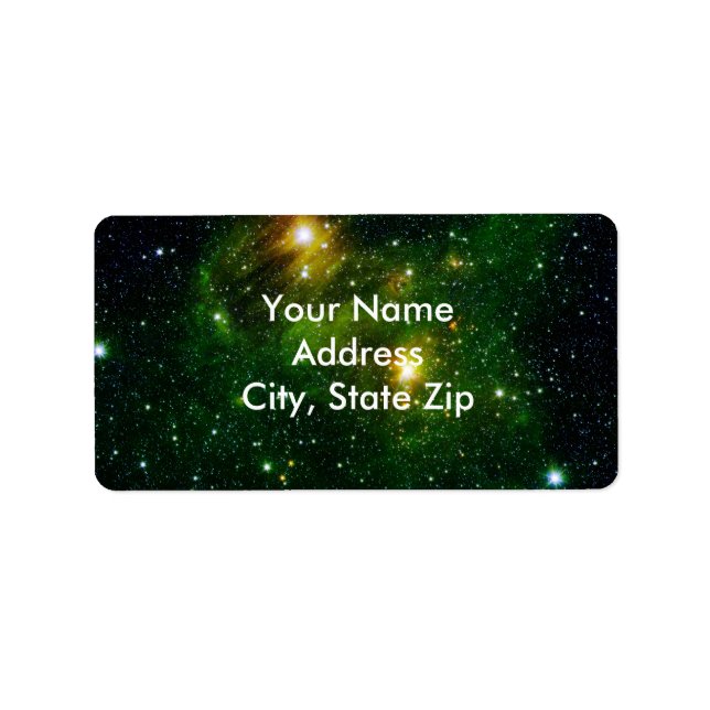 Etiqueta Emerald Nebula (Frente)