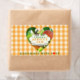 Etiqueta Emperramento de Apricot artesanal