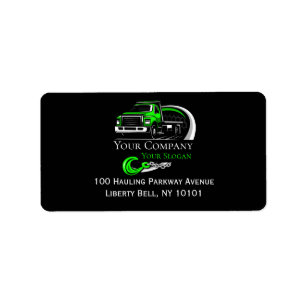 Etiqueta Empresa de reboque profissional, serviço de cabele