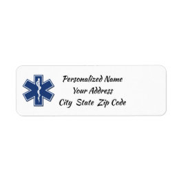 Etiqueta EMS Star of Life Label