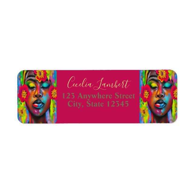 Etiqueta Encontrei O Meu Endereço De Retorno De Paz (Frente)