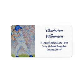 Etiqueta Endereço Baseball