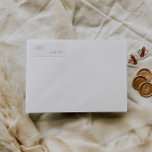 Etiqueta Endereço de Devolução Clássica Mínima Elegante<br><div class="desc">Convide familiares e amigos com este convite de casamento clássico minimalista. Personalize este convite de casamento elegante adicionando nomes, data, hora, local e outros detalhes do evento. Para alterar os detalhes, clique em "Detalhes". Para mover o texto ou alterar o tamanho, a fonte ou a cor, clique em "Editar usando...</div>