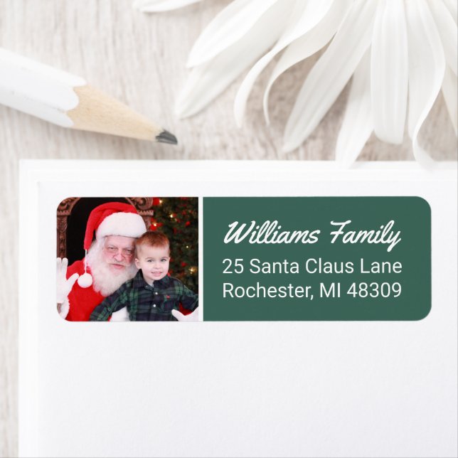 Etiqueta Endereço de devolução de fotos personalizadas do M (Insitu)