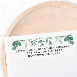 Etiqueta Endereço de Devolução de Granulado de Água