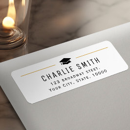 Etiqueta Endereço de devolução do Formando de Tipografia Si