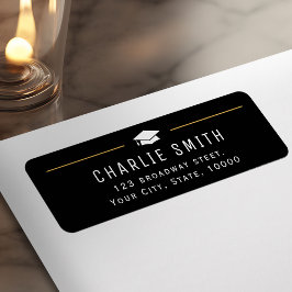 Etiqueta Endereço de devolução do Formando de Tipografia Si