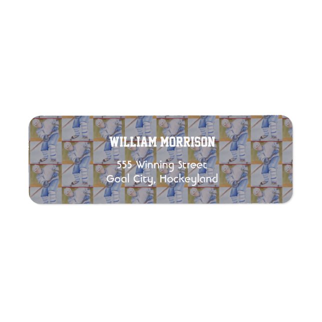 ETIQUETA ENDEREÇO DE DEVOLUÇÃO DO HOCKEY (Frente)