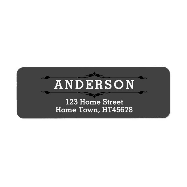 Etiqueta Endereço de Devolução do Pedido em Bloco (Frente)