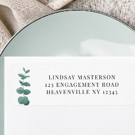 Etiqueta Endereço de devolução mínima do Eucalyptus