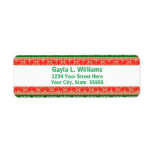 Endereço de devolução personalizada de feriado ver