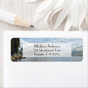 Etiqueta Endereço de devolução Yosemite do Parque Nacion