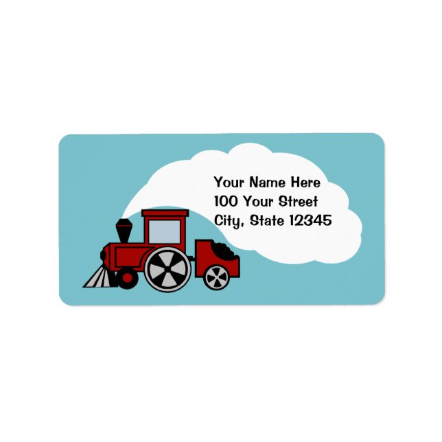 Etiqueta Endereço de Rastreio Feliz (Frente)