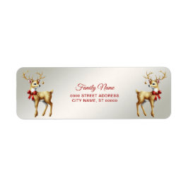 Etiqueta Endereço de Retorno da Revista Dourada