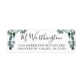 Etiqueta Endereço de Retorno em Script de Eucalipto