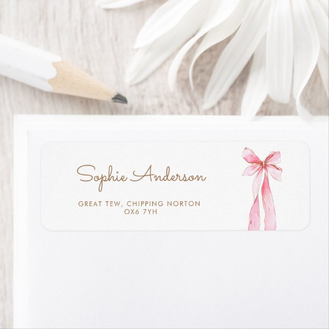 Etiqueta Endereço do Chá de Panela da Noiva dela (Insitu)