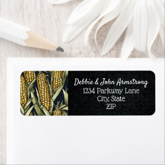 Etiqueta Endereço Legal de devolução do Fazenda Market Corn