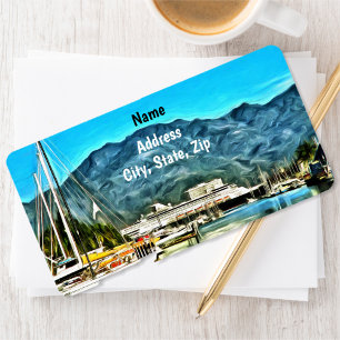 Etiqueta Endereço Marina Vallarta 0946 