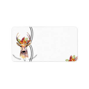 Etiqueta Endereço para correspondência de 1,25"x2,75" Boh