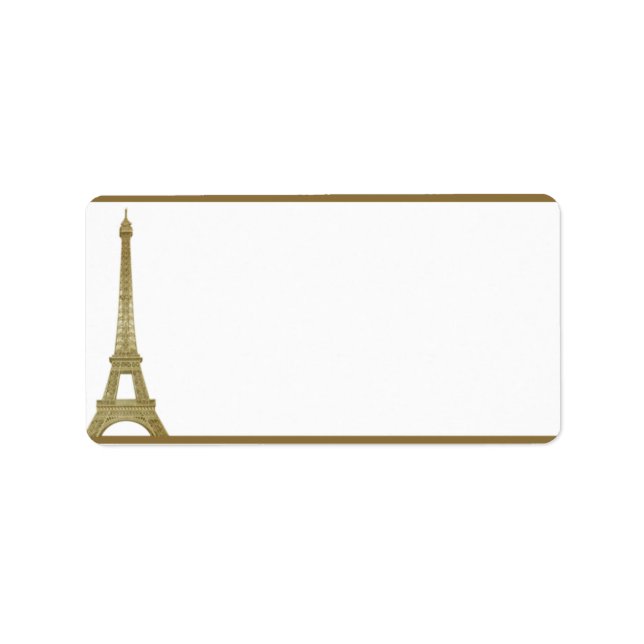 Etiqueta Endereço para correspondência de 1,25" x 2,75" Vin (Frente)