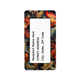 Etiqueta Endereço Rosepaint Rosemaling 6 de 6