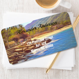 Etiqueta Endereço Yelapa Beach 761