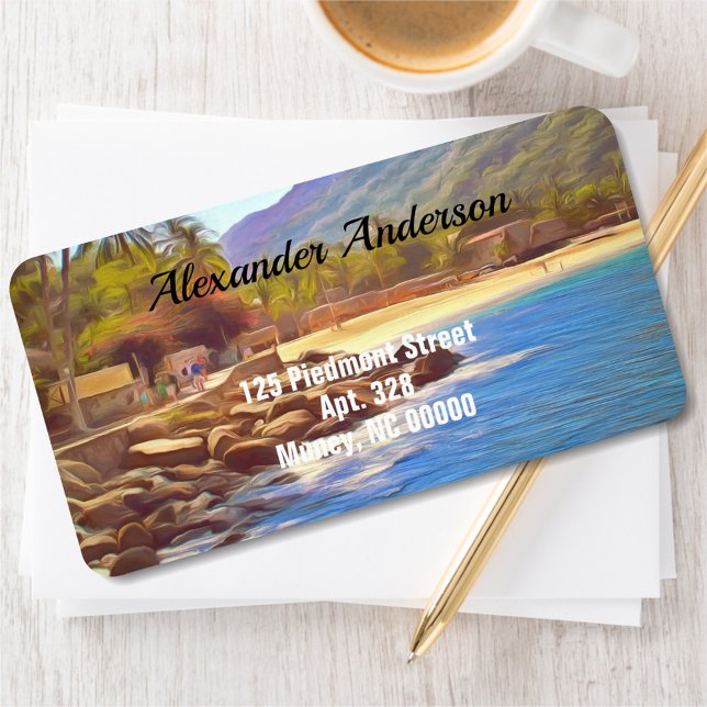 Etiqueta Endereço Yelapa Beach 761 (Criador carregado)